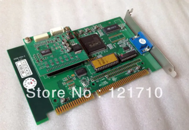 THS-2005 ISA-Schnittstelle LCD-Anzeigekarten KSON-VGA-2 V 1.1 Industrie-Motherboard