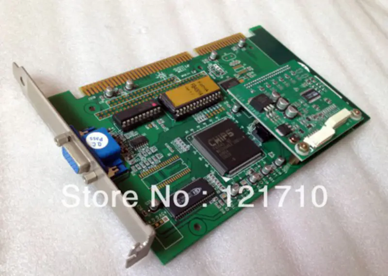 THS-2005 ISA-Schnittstelle LCD-Anzeigekarten KSON-VGA-2 V 1.1 Industrie-Motherboard