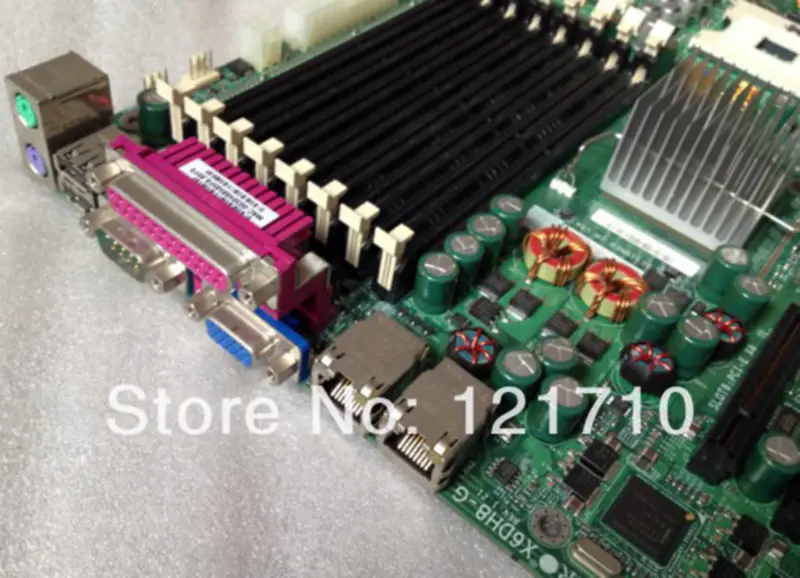 SUPER Workstation- und Server-Motherboard Supermicro X6DH8-G REV 1.21 Dual XEON 604 Sockel Industrie-Motherboard