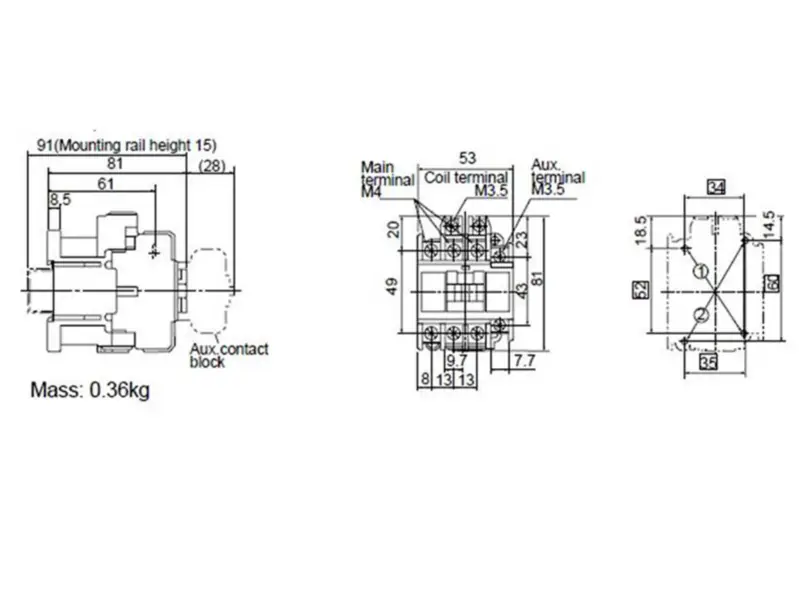 FUJI SC-4-0 Magnetisches Schütz