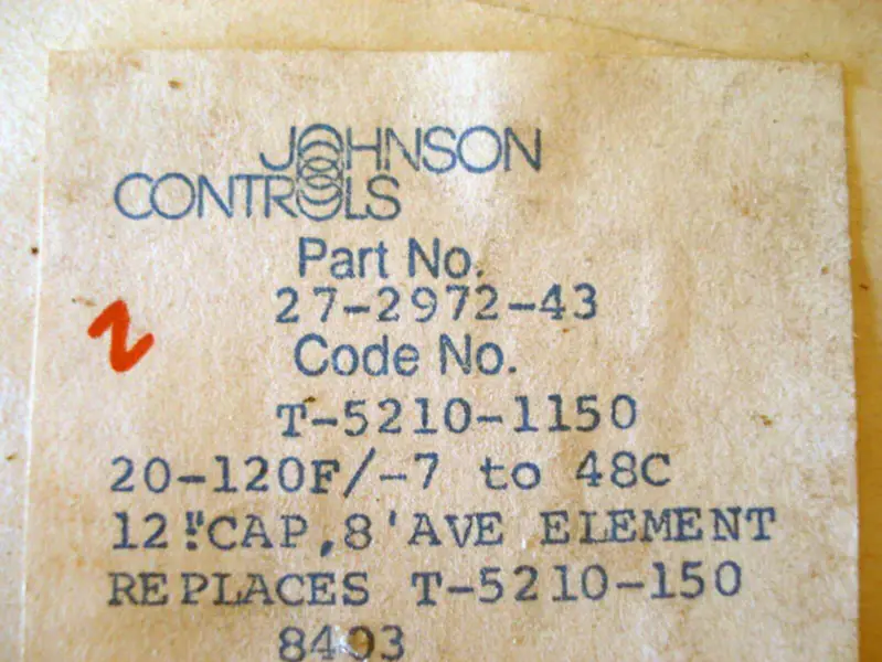 JOHNSON STEUERUNG T-5210-1150