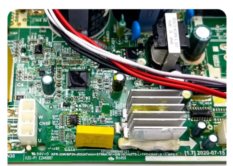 Midea Klimagerät Außeneinheit Steuerplatine EU-KFR26W/BP3N8-X130 Schaltung PCB 17222000031157