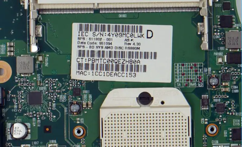 HP 611802-001 325 425 625 Hauptplatine