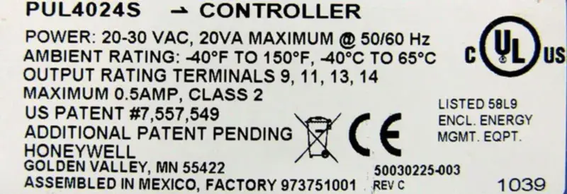 HONIGWELL PUL4024S