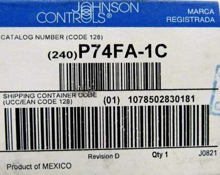 JOHNSON STEUERUNG P74FA-1C