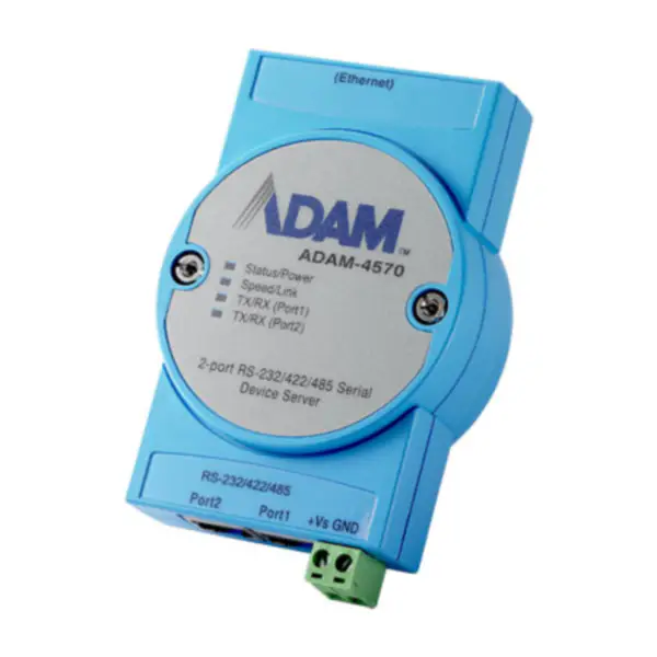 Advantech 2-Port RS-232/422/485 Serieller Geräteserver ADAM-4570-CE