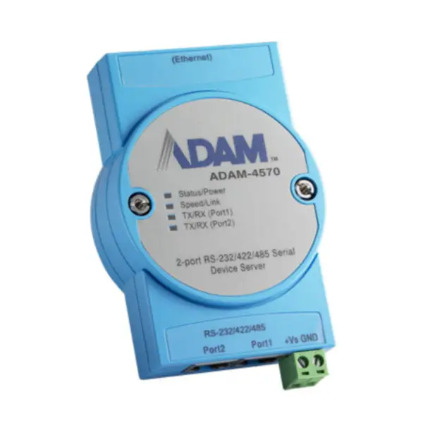 Advantech 2-Port RS-232/422/485 Serieller Geräteserver ADAM-4570-CE