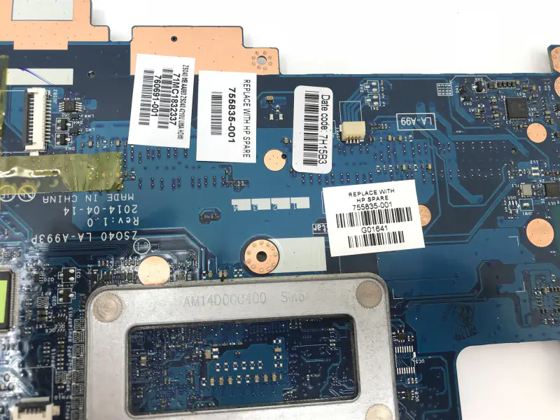 HP 755835-001 LA-A993P i5-4210U DDR3 Motherboard