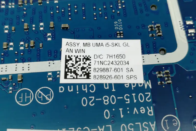 HP 858583-001 858583-501 858583-601 LA-D703P Hauptplatine