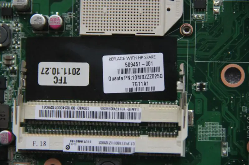 HP 509451-001 DV6 DV6-1000 M92 512MB Motherboard