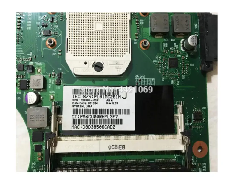 HP 515 615 538391-001 Hauptplatine