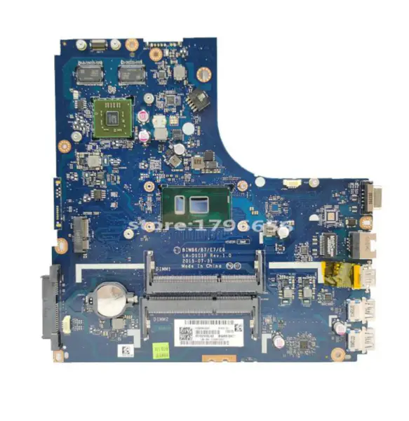 Lenovo B51-80 BIWB6/B7/E7/E8 LA-D101P Laptop Motherboard I7-6500U CPU 2G/GPU FRU : 5B20K57307