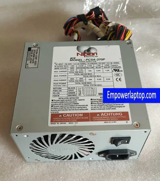 NiPron PCSA-370P 370W-Netzteil PCSA-370P-X2S1
