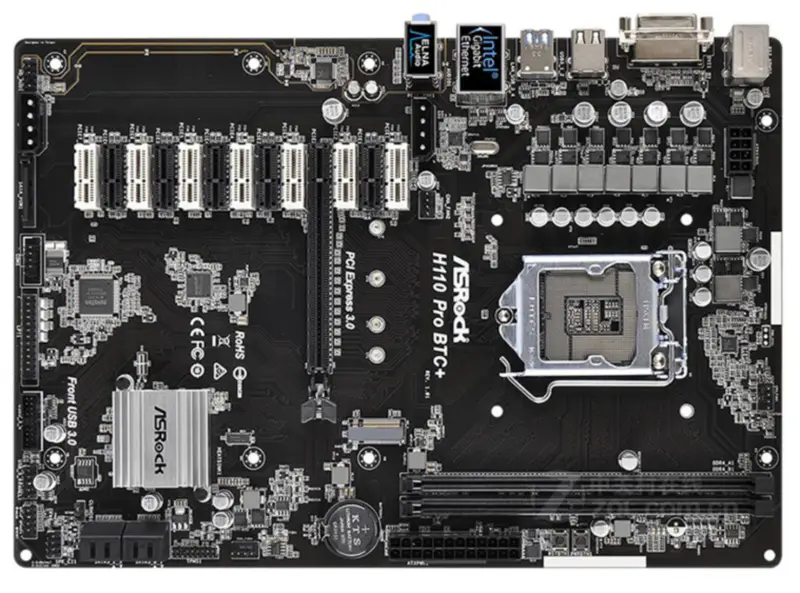 Asrock H110 Pro BTC+ Hauptplatine LGA1151 DDR4
