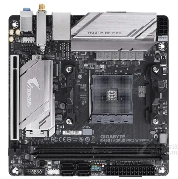 GIGABYTE B450 I AORUS PRO WIFI Mainboard AM4 AMD B450 SATA 6Gb/s USB 3.1 HDMI Mini ITX AMD