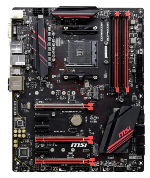 MSI X470 GAMING PLUS Mainboard Sockel AM4