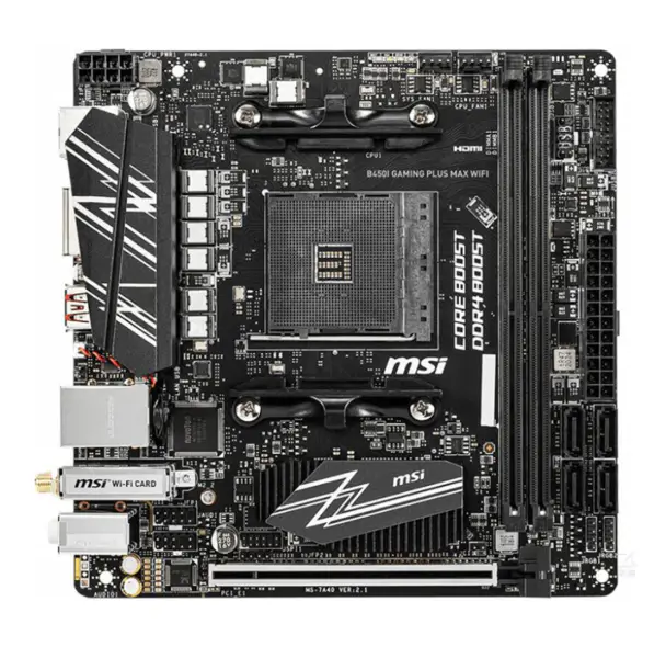 MSI B450I GAMING PLUS MAX WIFI Mainboard Sockel AM4 DDR4