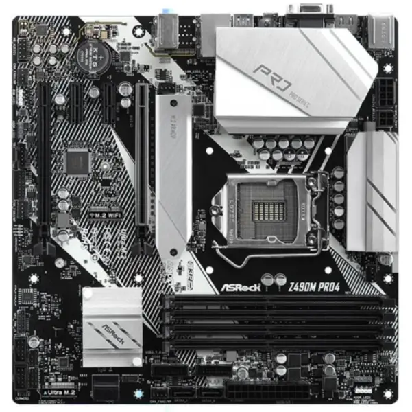 ASRock Z490M Pro4 Mainboard LGA 1200 DDR4 PCI-E 3.0 128GB Z490 1200 USB3.1 Gen1 CPU ATX