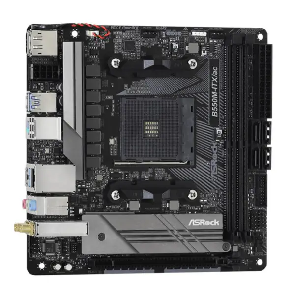 ASRock B550M ITX/ac-Motherboard Sockel AM4 DDR4