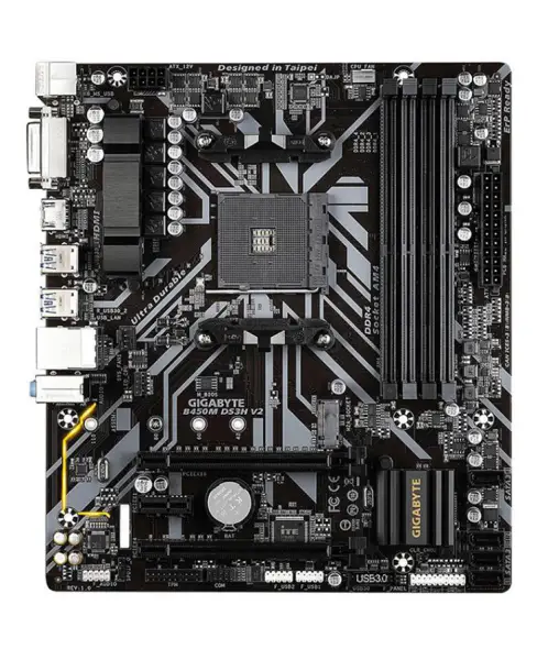 GIGABYTE B450M DS3H V2 Hauptplatine AM4 AMD B450