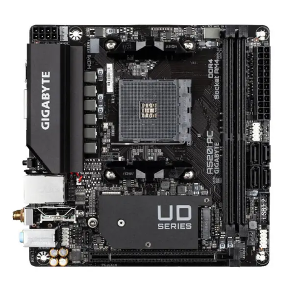 GIGABYTE A520I AC Motherboard mITX AMD AM4 Sockel DDR4 64GB