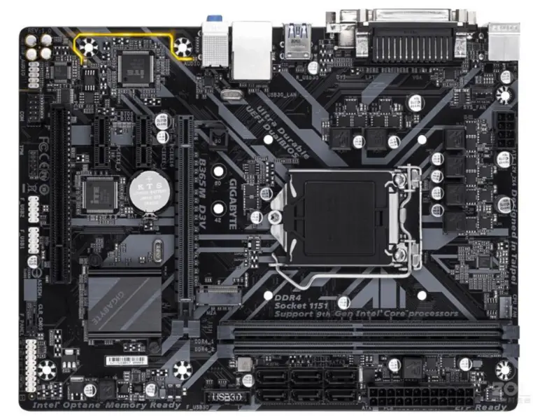 GIGABYTE GA B365M D3V Hauptplatine LGA1151 32GB DDR4