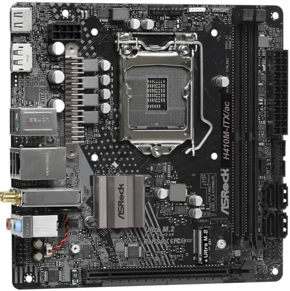 ASRock H410M-ITX/ac Mainboard LGA1200 DDR4