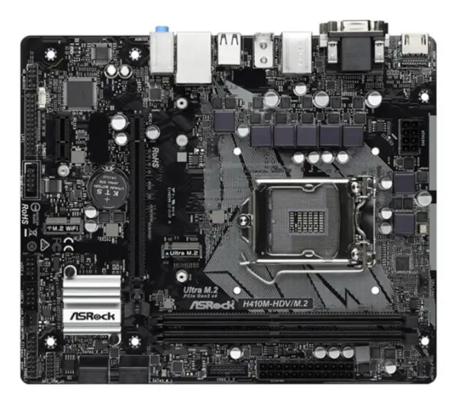 ASRock H410M-HDV/M.2 Hauptplatine LGA1200 DDR4