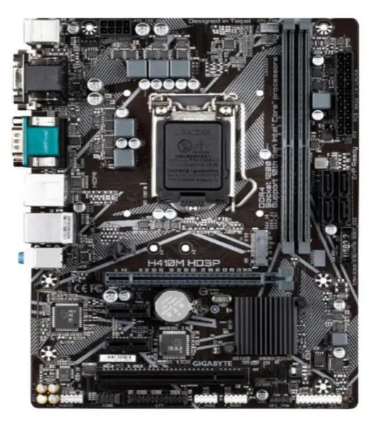 Gigabyte GA H410M HD3P Hauptplatine LGA 1200 DDR4
