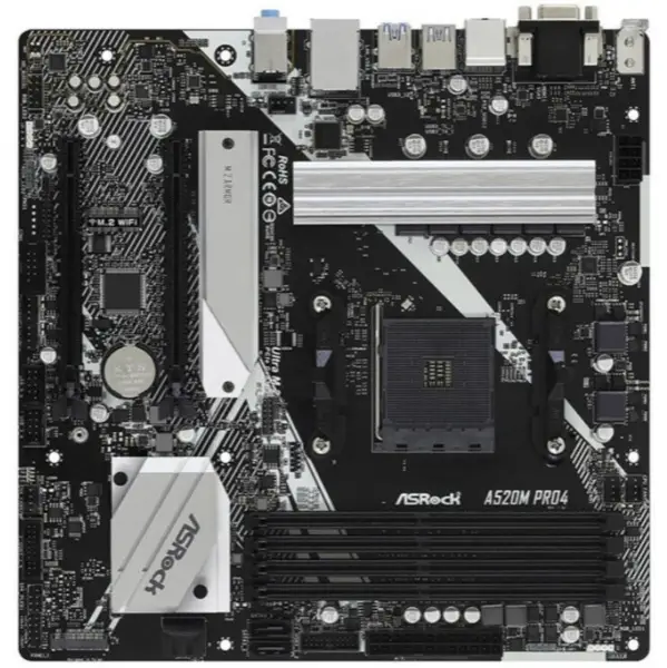 ASRock Super Alloy A520M Pro4 Mainboard Sockel AM4 DDR4