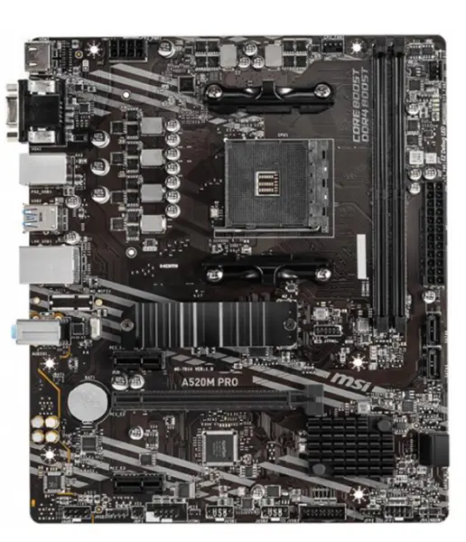 MSI A520M PRO Hauptplatine