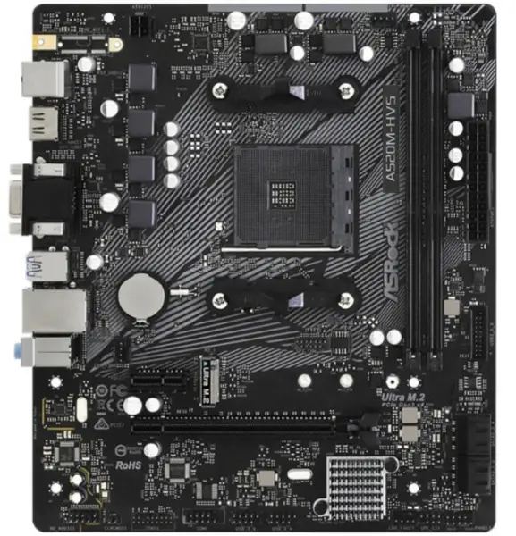 ASRock A520M-HVS Mainboard Sockel AM4 DDR4