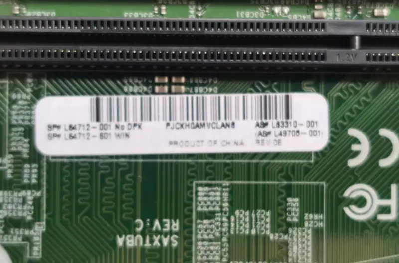 HP ProDesk 400 G6 SFF L64712-001 L64712-601 L63310-001 L49705-001 Hauptplatine