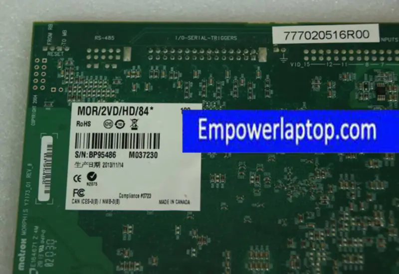 Matrox MOR/2VD/HD/84 Y7173_01 Erfassungskarte