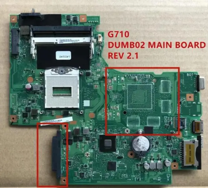 Lenovo G710 DUMB02 REV 2.1 Hauptplatine