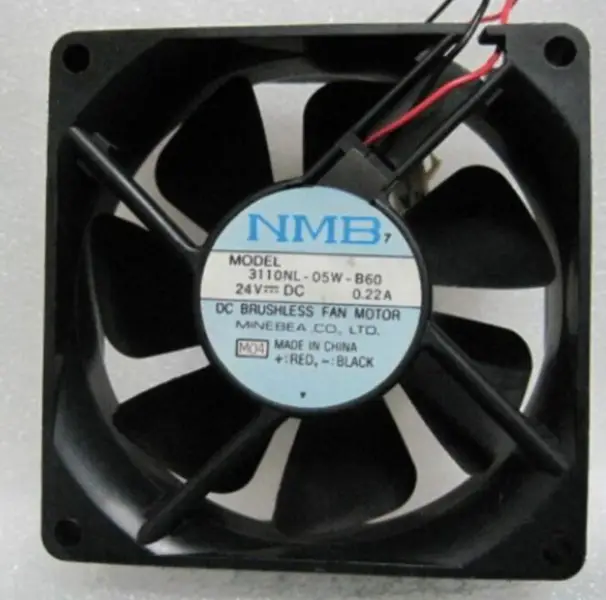 NMB-MAT 3110NL-05W-B60 M04 DC 24V 0,22A 80X80X25mm Server-Lüfter