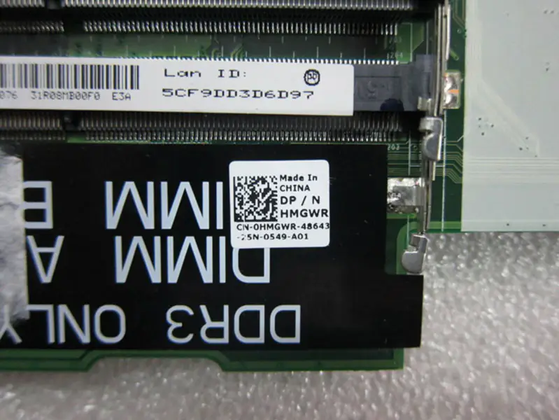 Dell 0HMGWR Hauptplatine