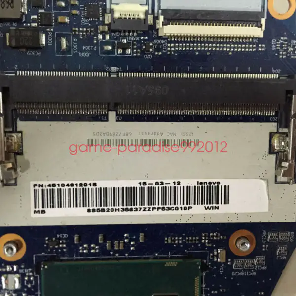 Lenovo NM-A381YOGA3-14 Hauptplatine