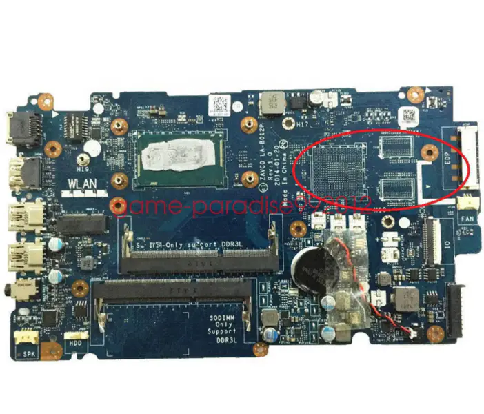 Dell LA-B012P Hauptplatine