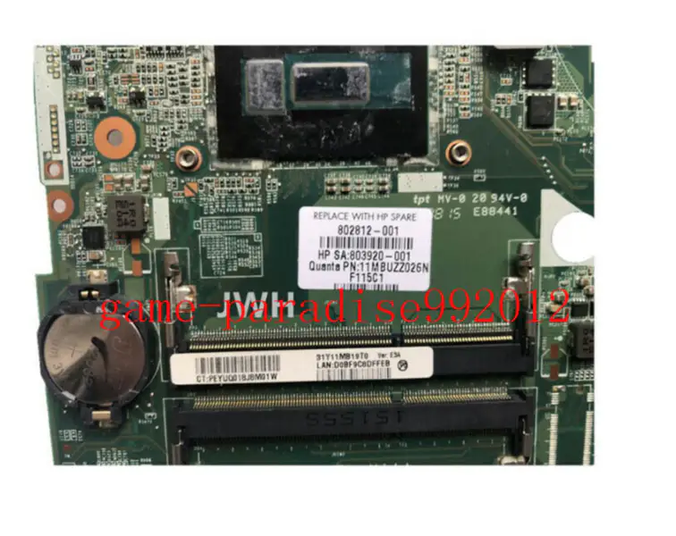 HP 802812-501 Hauptplatine