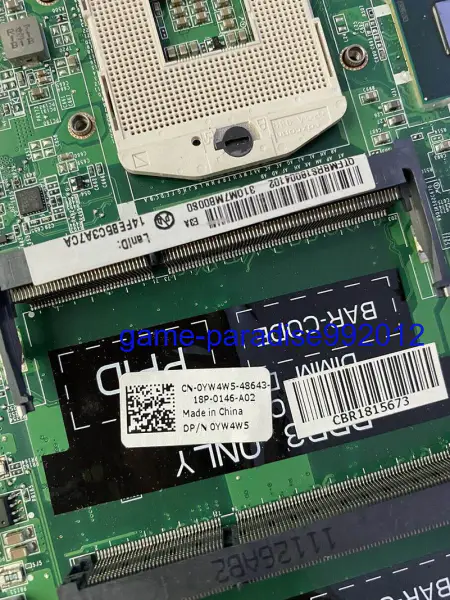 Dell 0YW4W5 Hauptplatine