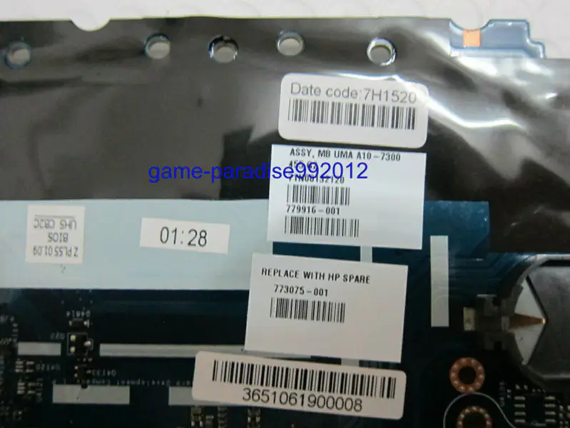 HP 773075-001 Hauptplatine