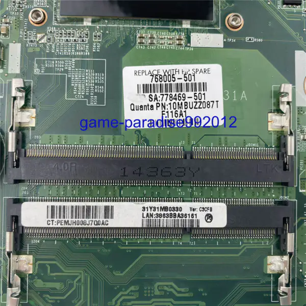 HP 768005-501 Hauptplatine