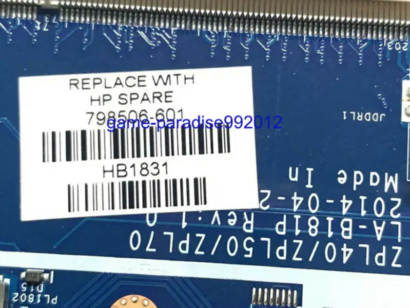 HP 798506-601 Hauptplatine