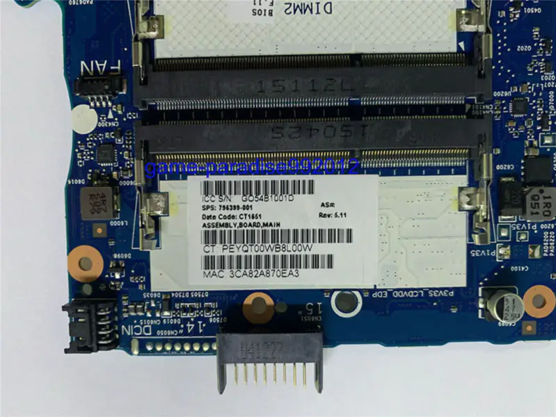 HP 796399-001 Hauptplatine
