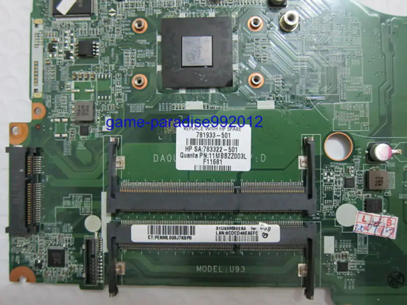HP 781933-501 Hauptplatine