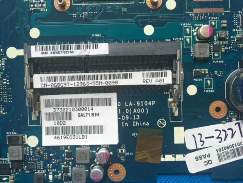 Dell 3521 Hauptplatine