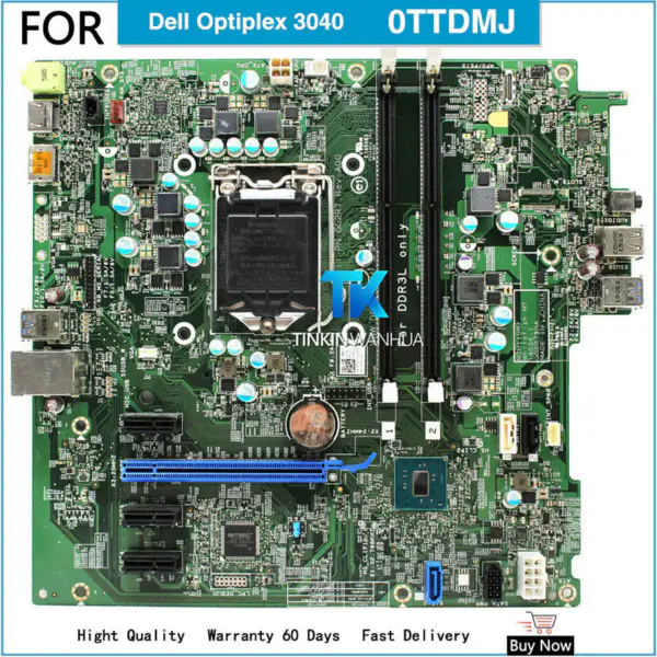 Dell TTDMJ M-ATX-Motherboard