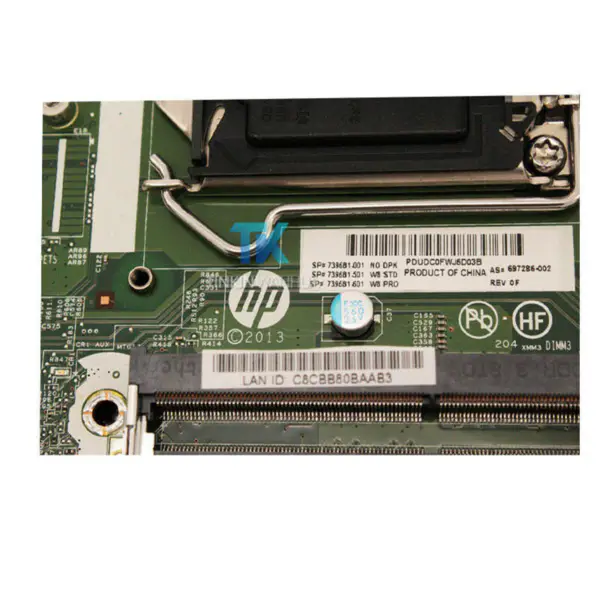 HP 697286-002 600 G1 ATX-Motherboard