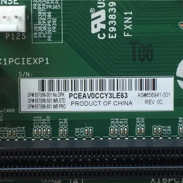 HP 657096-001656941-001 Mini-ATX Hauptplatine